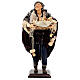 Estatua terracota hombre con queso 45 cm belén napolitano s1