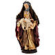 St Joseph with baby Jesus statue 30 cm terracotta Neapolitan nativity s1