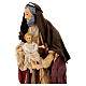 St Joseph with baby Jesus statue 30 cm terracotta Neapolitan nativity s4