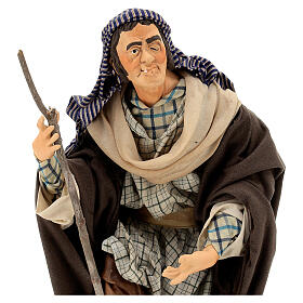 Statua terracotta guercio 45 cm presepe napoletano