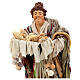 Woman with cheese, statue for Neapolitan Nativity Scene of 45 cm s2