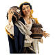 Statuina donna con botte terracotta 35 cm presepe napoletano s4