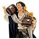Figurka kobiety z beczkami, terakota, szopka neapolitańska 35 cm s2