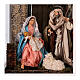White case 70x30x30 cm with 22 cm Holy Family, Neapolitan Nativity Scene s2