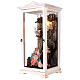 Natività 22 cm teca bianca 25x25x60 presepe napoletano s5