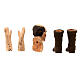 Körperteile-Set aus Terrakotta, Mann, für 13 cm Krippe s4