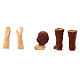 Körperteile-Set aus Terrakotta, junge Frau, für 13 cm Krippe s4