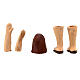 Körperteile-Set aus Terrakotta, Muttergottes, für 13 cm Krippe s4