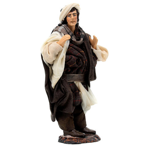 Astonished man for Neapolitan Nativity Scene with 15 cm characters 3