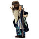 Old woman statue carrying big barrel 15 cm Neapolitan nativity s2