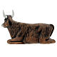 Statua bue 13 cm presepe napoletano terracotta s4