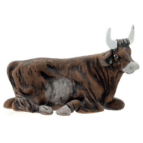 Figura boi para presépio napolitano de 13 cm 1