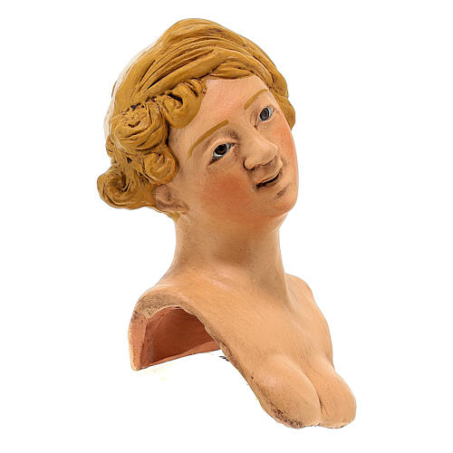 Körperteile-Set aus Terrakotta, blonde Frau, für 35 cm Krippe 2