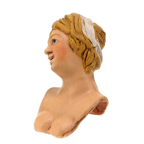 Körperteile-Set aus Terrakotta, blonde Frau, für 35 cm Krippe 3