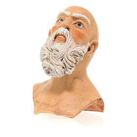 Körperteile-Set aus Terrakotta, alter Mann, für 35 cm Krippe