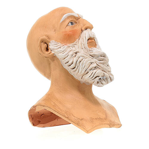 Körperteile-Set aus Terrakotta, alter Mann, für 35 cm Krippe 3