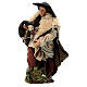 Bagpiper with wood bagpipe for Neapolitan Nativity Scene with 15 cm characters s2