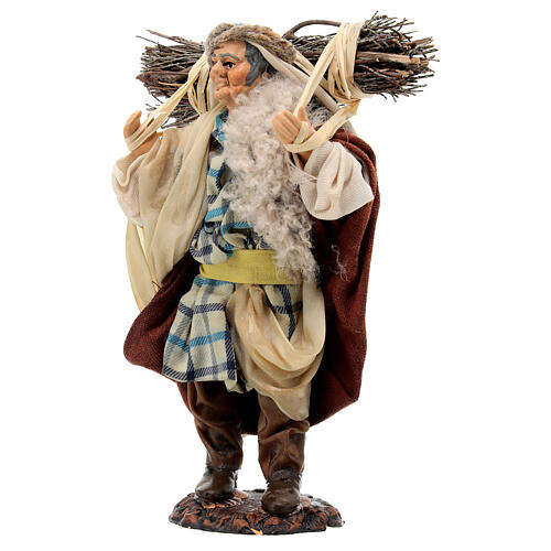 Man with hay statue 15 cm Neapolitan nativity scene 2