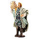 Man with bread for Neapolitan Nativity Scene with 15 cm characters s2