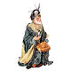 White Wise Man for Neapolitan Nativity Scene with 15 cm characters s3