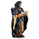 Re magio in piedi 15 cm in terracotta presepe napoletano s3