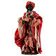Moor Wise Men figurine 15 cm in terracotta Neapolitan nativity scene s1