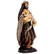 Terracotta statue of Saint Joseph with Jesus Child for Neapolitan Nativity Scene of 18 cm s4