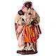 Estatua morena con niño en brazos 13 cm belén napolitano s1