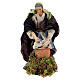 Standing washerwoman statue 13 cm, Neapolitan nativity scene s1