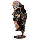 Statue of a man with a wood tambourine for Neapolitan Nativity Scene of 13 cm s2