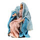 Virgin Mary statue 13 cm in terracotta Neapolitan nativity scene s2