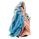 Virgin Mary statue 13 cm in terracotta Neapolitan nativity scene s3