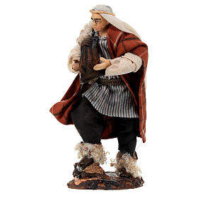 Joueur de cornemuse santon crèche napolitaine 13 cm