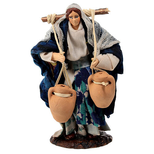 Young water carrier for Neapolitan Nativity Scene with 13 cm characters 1