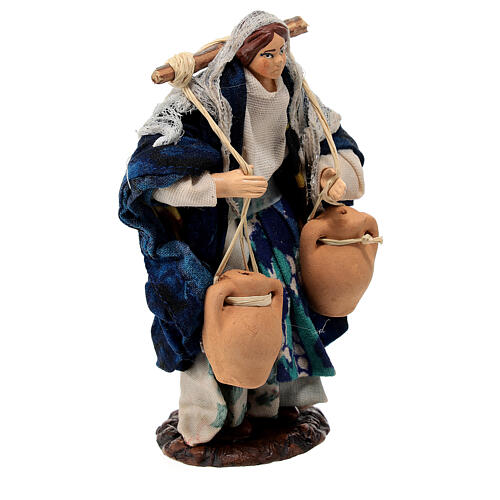 Young water carrier for Neapolitan Nativity Scene with 13 cm characters 3