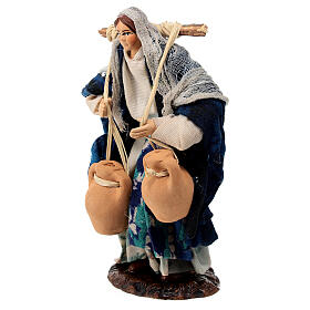 Young water carrier 13 cm in terracotta Neapolitan nativity