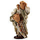 Statue young woman with jugs terracotta 13 cm Neapolitan nativity s2