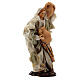 Statue young woman with jugs terracotta 13 cm Neapolitan nativity s3