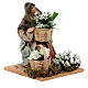 Statua giovane fioraia 12 cm presepe napoletano s3