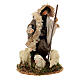 Estatua joven pastor con rebaño belén napolitano 12 cm s1