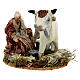 Statua donna che munge 12 cm presepe napoletano s6