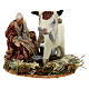 Woman milking statue 12 cm Neapolitan nativity scene s6
