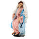 Statua Madonna in terracotta 30 cm presepe napoletano s3