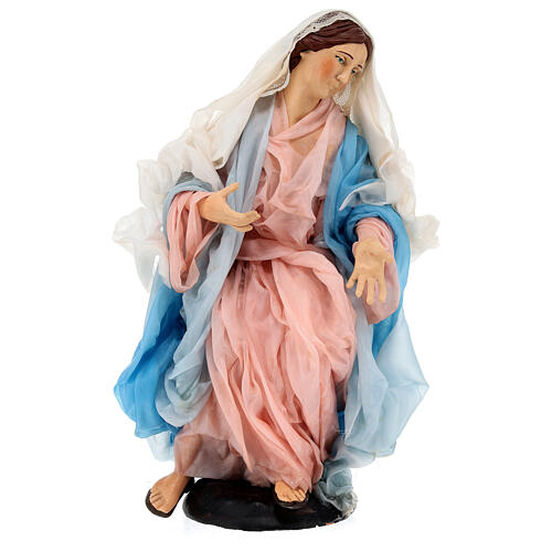 Figurka Maryja, terakota, szopka neapolitańska 30 cm 1