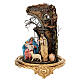 Baroque bell with Holy Family 25x40 cm for Neapolitan Nativity Scene s5