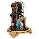 Baroque bell with Holy Family 25x40 cm for Neapolitan Nativity Scene s6