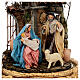 Holy Family statue in bell Baroque style 25x40 cm Neapolitan s4