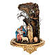 Holy Family statue in bell Baroque style 25x40 cm Neapolitan s5