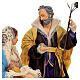 Geburt Christi auf rechteckigem goldenem Sockel 35 cm in Barockstil Neapel s7