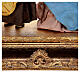 Scena Narodzin, prostokątna, podstawa w barokowym stylu, szopka neapolitańska 35 cm s8
